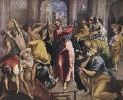 El Greco Christus treibt die Handler aus dem Tempel USA oil painting artist